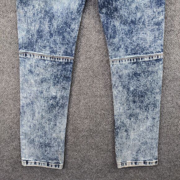 Evolution in Design Straight Jeans Womens 18 Blue 5-Pocket Distressed Acid Wash - Picture 7 of 11
